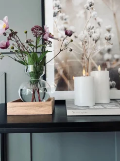 VIAMAJA Fad / Bakker<Bakke med kant 14x14 - Neutral Akacia