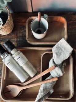 VIAMAJA Fad / Bakker<Bakker Akacia - Sæt af 3 stk.