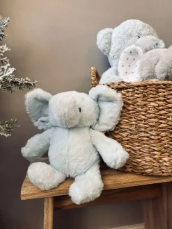 VIAMAJA Mini Maja<Bamse Elefant 25cm - Lyseblå