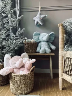 VIAMAJA Mini Maja<Bamse Elefant 38cm - Lyseblå