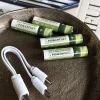VIAMAJA Lys Og Led|Led Genopladelige<Batterier - Genopladelige AAA