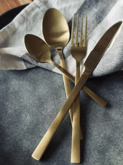 VIAMAJA Bestik Og Køkkenredskaber<Bestik til 4 personer - Classic Gold