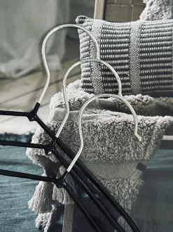 VIAMAJA Garderobe Opbevaring<Bøjler - Sæt af 3 stk / Sort
