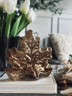 VIAMAJA Lamper|Mushroom Lamper<Blad med led lys og timer - Flere farver