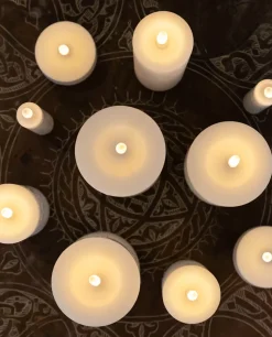 VIAMAJA Lys Og Led|Led Bloklys<Bloklys Hvid - Flere størrelser