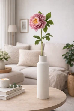 VIAMAJA Blomster<Blomst Pæon - Rosa 73 cm