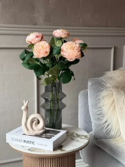 VIAMAJA Blomster<Blomst Pæon - Sart rosa 70cm