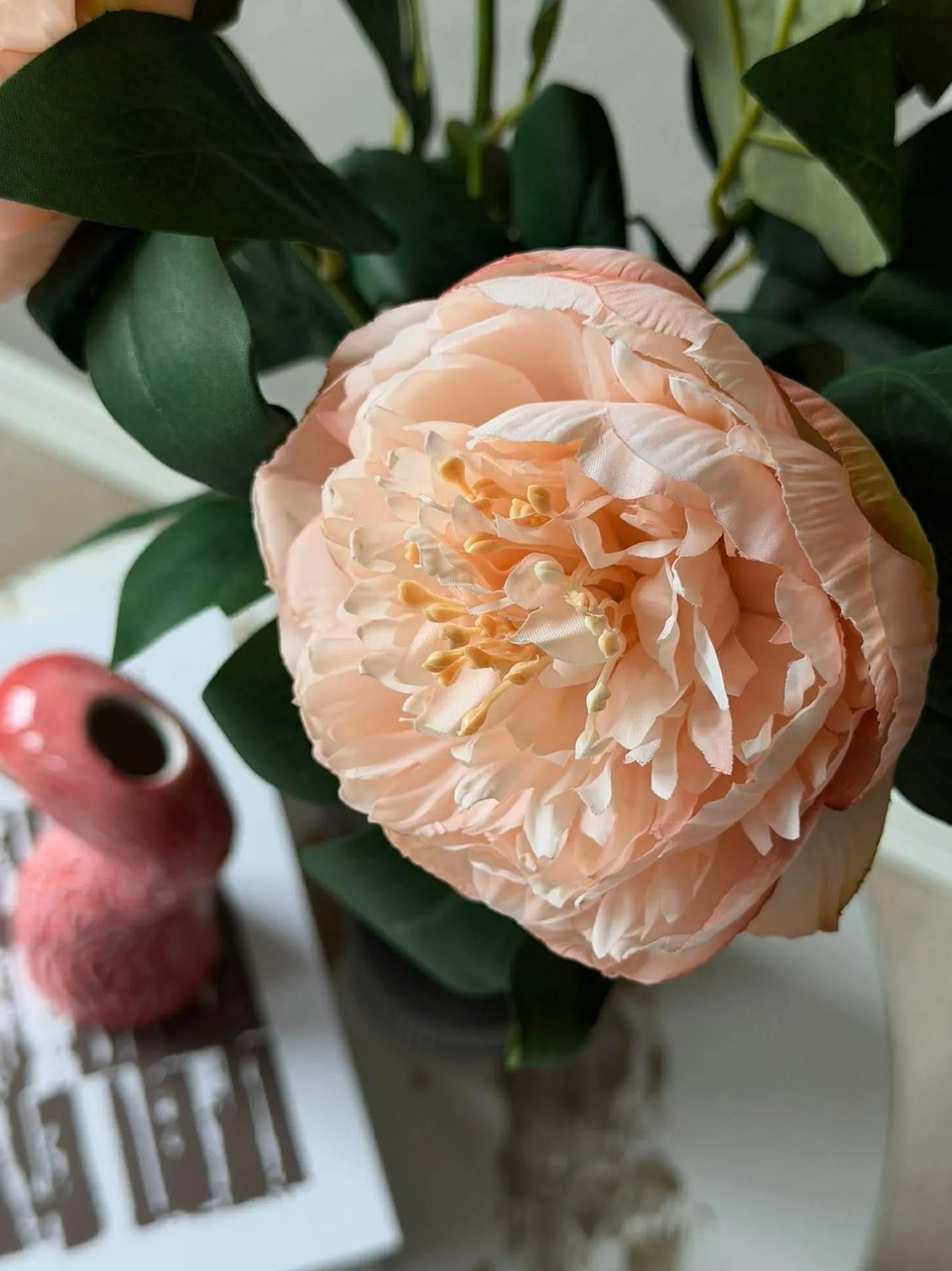 VIAMAJA Blomster<Blomst Pæon - Sart rosa 70cm