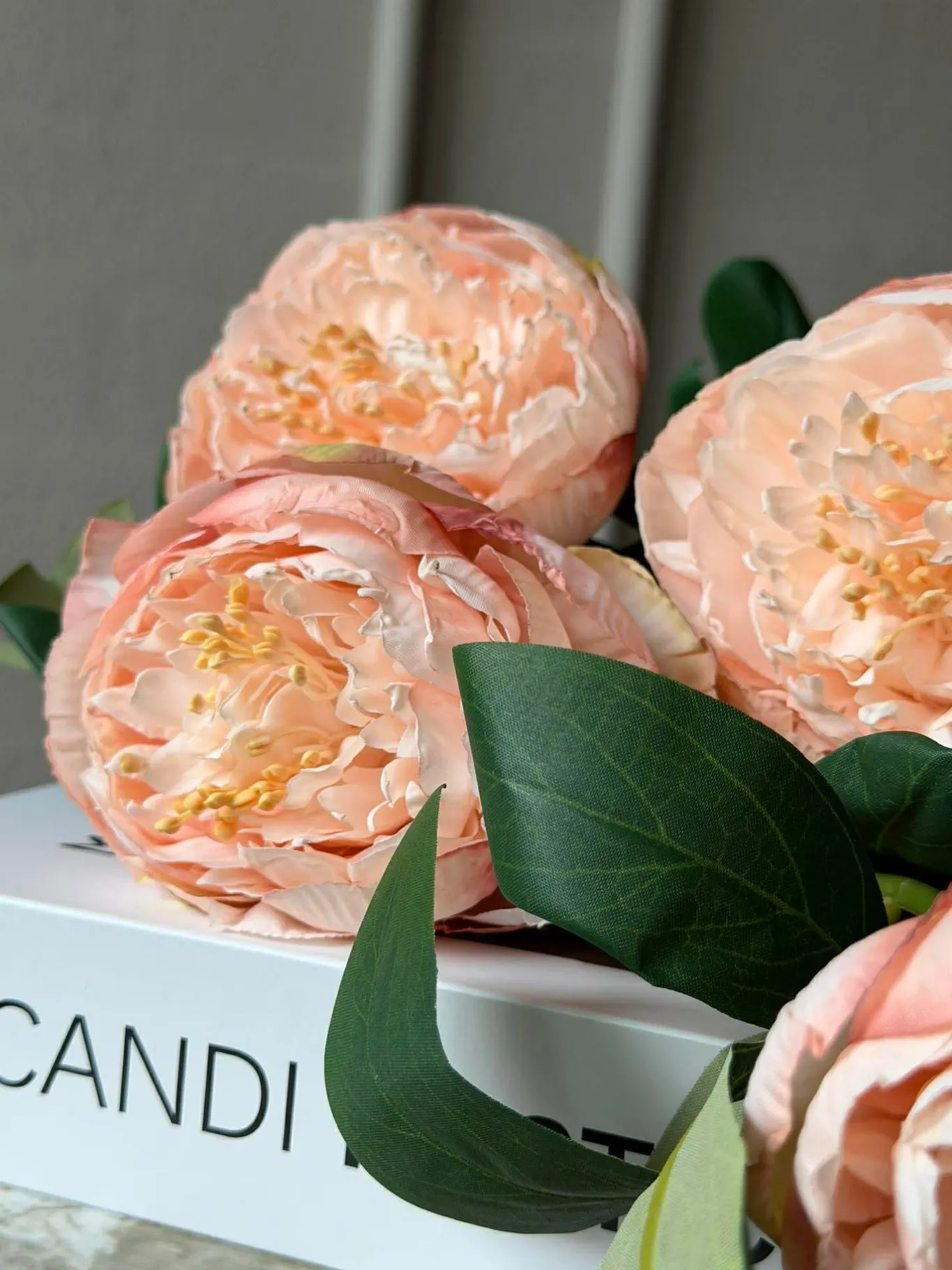 VIAMAJA Blomster<Blomst Pæon - Sart rosa 70cm