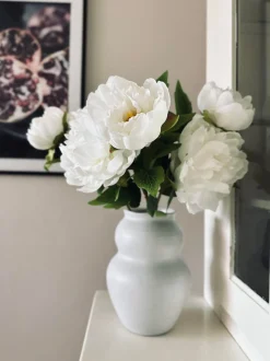 VIAMAJA Blomster<Blomst Pæon hvid