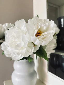 VIAMAJA Blomster<Blomst Pæon hvid