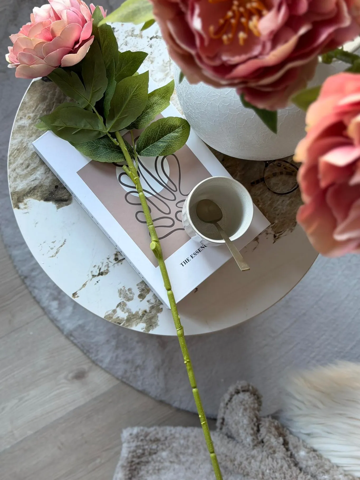 VIAMAJA Blomster<Blomst Pæon Rosa