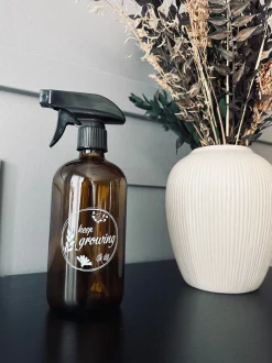 VIAMAJA Blomster|Diverse Haveliv<Blomsterforstøver i brunt glas 500 ml
