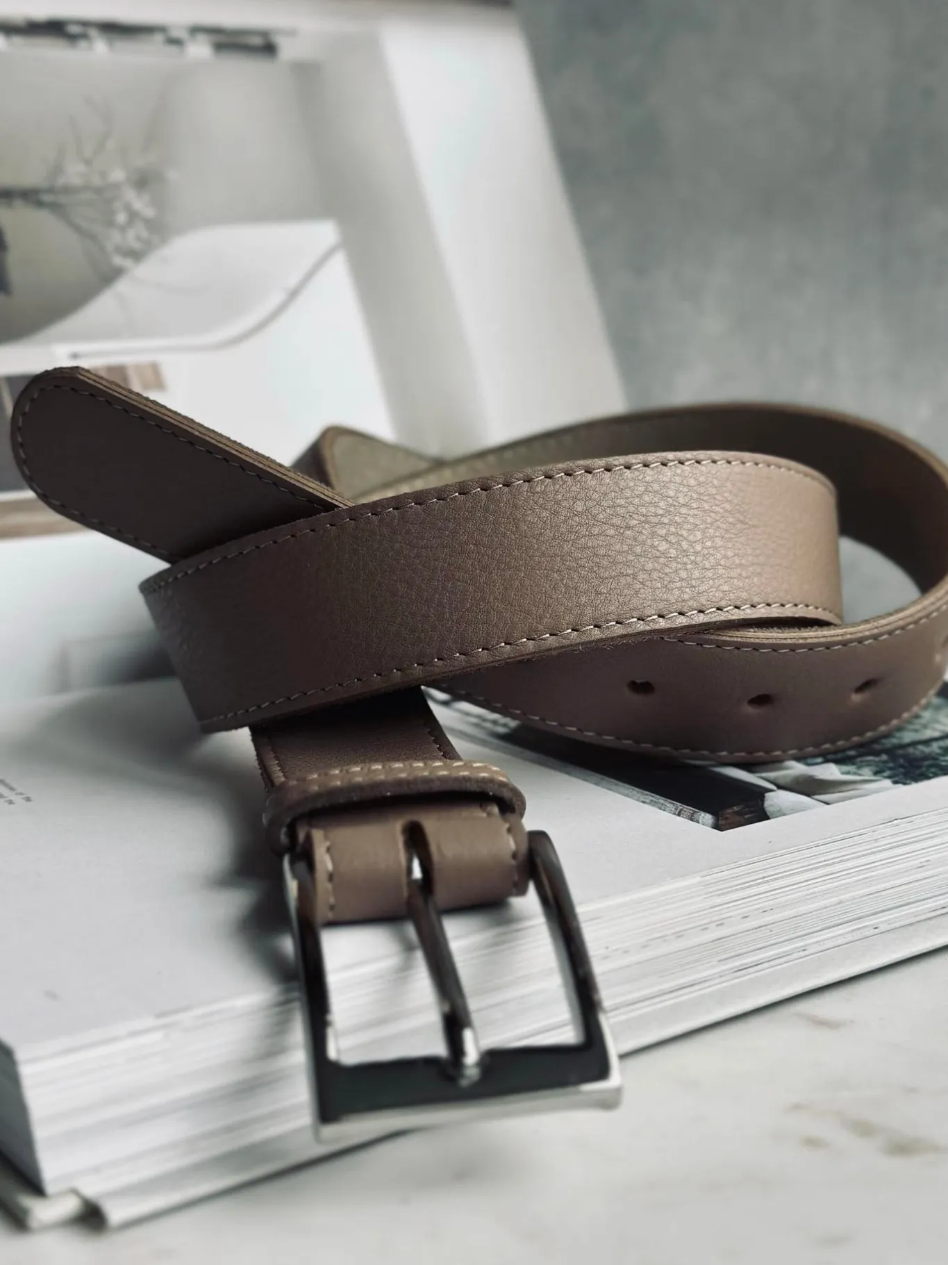 VIAMAJA Bælter<Bælte 3,5 cm - Dusty taupe