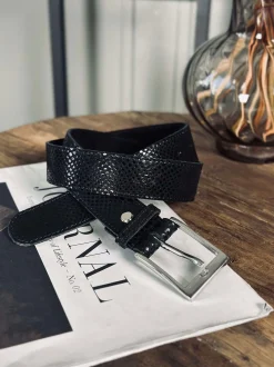 VIAMAJA Bælter<Bælte Alba - Black Croco