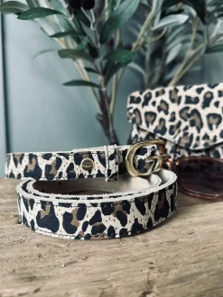 VIAMAJA Bælter<Bælte Aura leopard – 95 cm