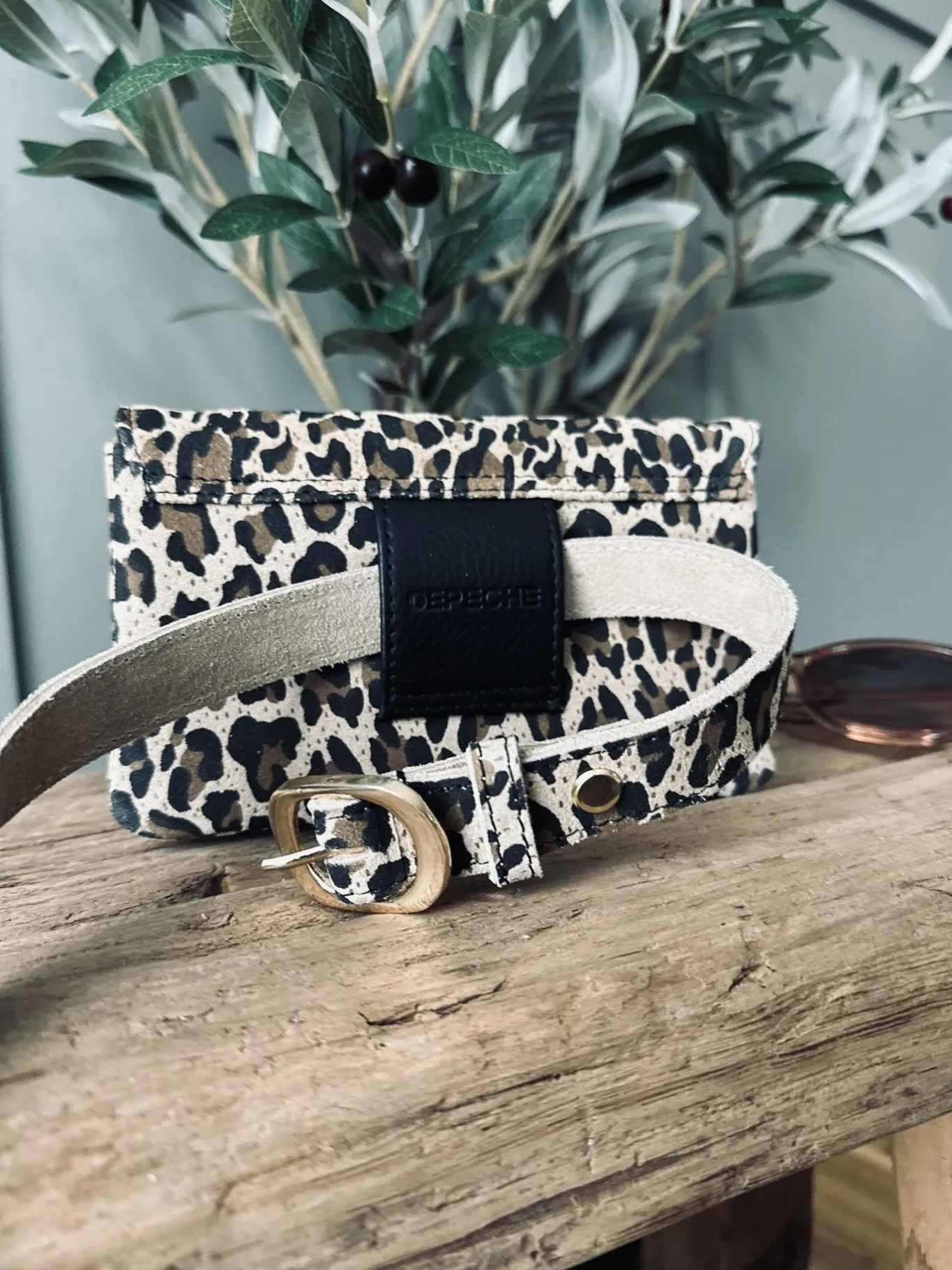 VIAMAJA Bælter<Bælte Aura leopard – 95 cm
