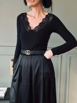 VIAMAJA Bluser<Bluse Belen black - Mikrofiber