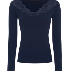 VIAMAJA Bluser<Bluse Belen Navy - Mikrofiber