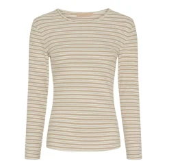 VIAMAJA Bluser<Bluse Christel strib - Beige / Cream
