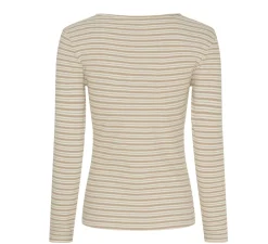 VIAMAJA Bluser<Bluse Christel strib - Beige / Cream