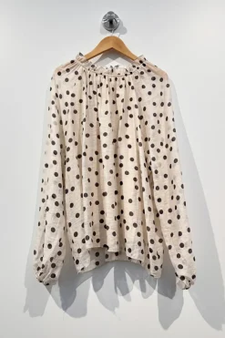 VIAMAJA Bluser<Bluse DOTS - beige