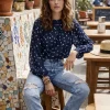 VIAMAJA Bluser<Bluse DOTS - blå