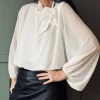 VIAMAJA Bluser<Bluse m. Sløjfe - White