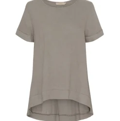 VIAMAJA Bluser<Bluse oversize hør – Fango / beige