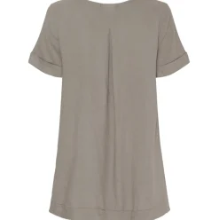 VIAMAJA Bluser<Bluse oversize hør – Fango / beige