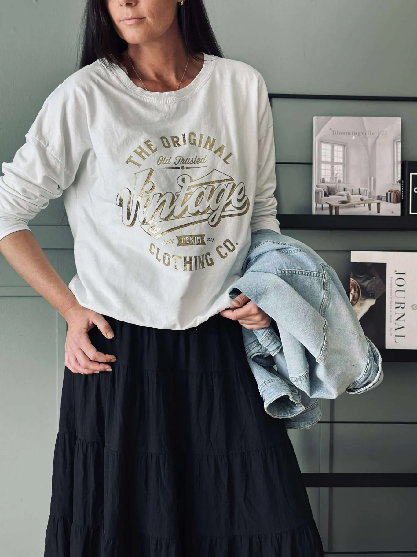 VIAMAJA Bluser<Bluse Vintage - White