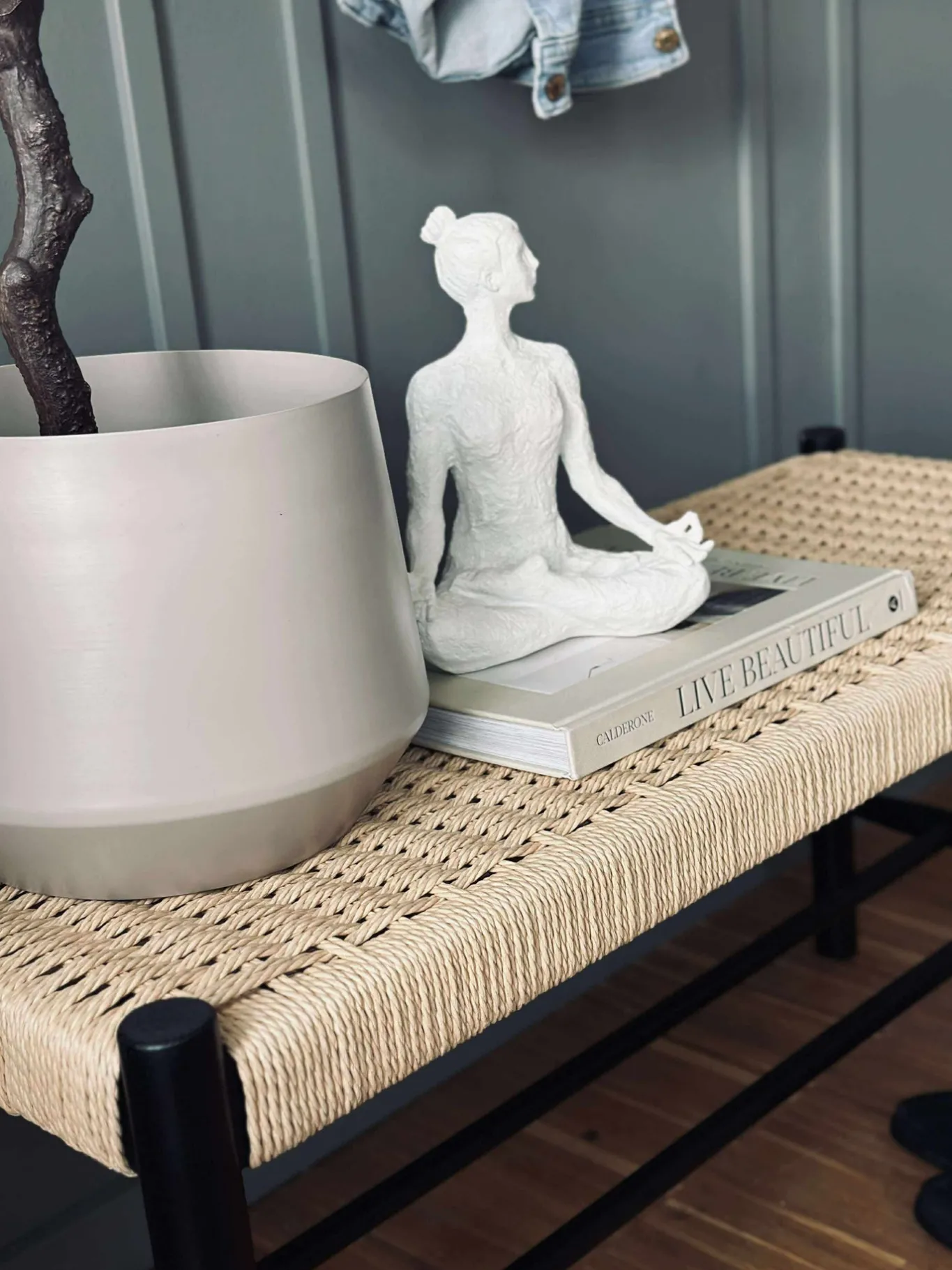 VIAMAJA Bænke Og Daybeds|Entremøbel<Bænk bøg Sort / natur - 90 cm