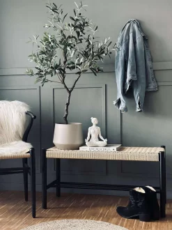 VIAMAJA Bænke Og Daybeds|Entremøbel<Bænk bøg Sort / natur - 90 cm