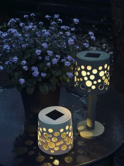 VIAMAJA Lys Og Led|Udendørs Led<Bordlampe med solceller - Lys beige