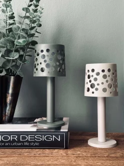 VIAMAJA Lys Og Led|Udendørs Led<Bordlampe med solceller - Lys beige