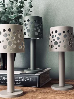 VIAMAJA Lys Og Led|Udendørs Led<Bordlampe med solceller - Lys beige