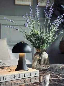 VIAMAJA Lamper|Mushroom Lamper<Bordlampe Mini Touch - Sort