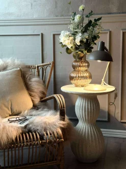 VIAMAJA Lamper<Bordlampe Retro - Beige / guld