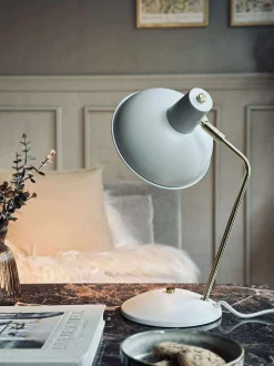 VIAMAJA Lamper<Bordlampe Retro - Hvid / guld