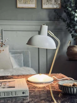 VIAMAJA Lamper<Bordlampe Retro - Hvid / guld