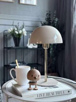VIAMAJA Lamper|Mushroom Lamper<Bordlampe Sand / guld