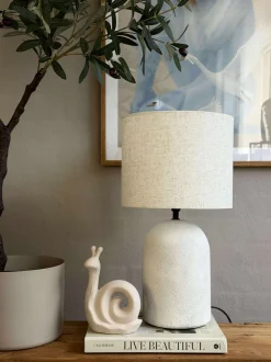 VIAMAJA Lamper|Mushroom Lamper<Bordlampe STONEWARE - Lys natur