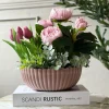 VIAMAJA Urtepotter|Interiør<Bowl i beton look - Rosa