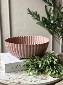 VIAMAJA Urtepotter|Interiør<Bowl i beton look - Rosa