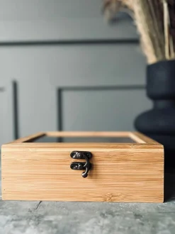 VIAMAJA Kaffe Og Te Tilbehør|Opbevaring Til Badeværelse<Box med klar låg - Medium