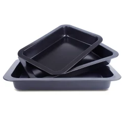 VIAMAJA Alt Til Bagning<Bradepande sæt med 3 stk. Non-stick