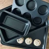 VIAMAJA Alt Til Bagning<Bradepander og forme – Sæt af 4 stk Non Stick