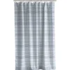 VIAMAJA Tilbehør Til Badeværelse<Bruseforhæng - Tartan linen blue - 180 cm x 200 cm