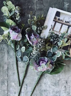 VIAMAJA Blomster<Buket - Grøn / Lilla