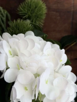 VIAMAJA Blomster<Buket - Lille hvid hortensia / Lime